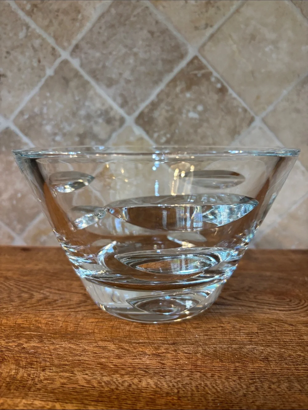 Stunning Crystal Serving Bowl - Elegant  Design